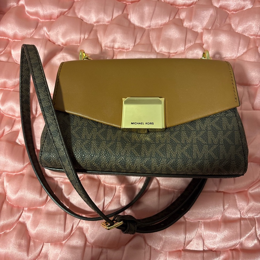 Michael Kors Two-Tone Crossbody Bag